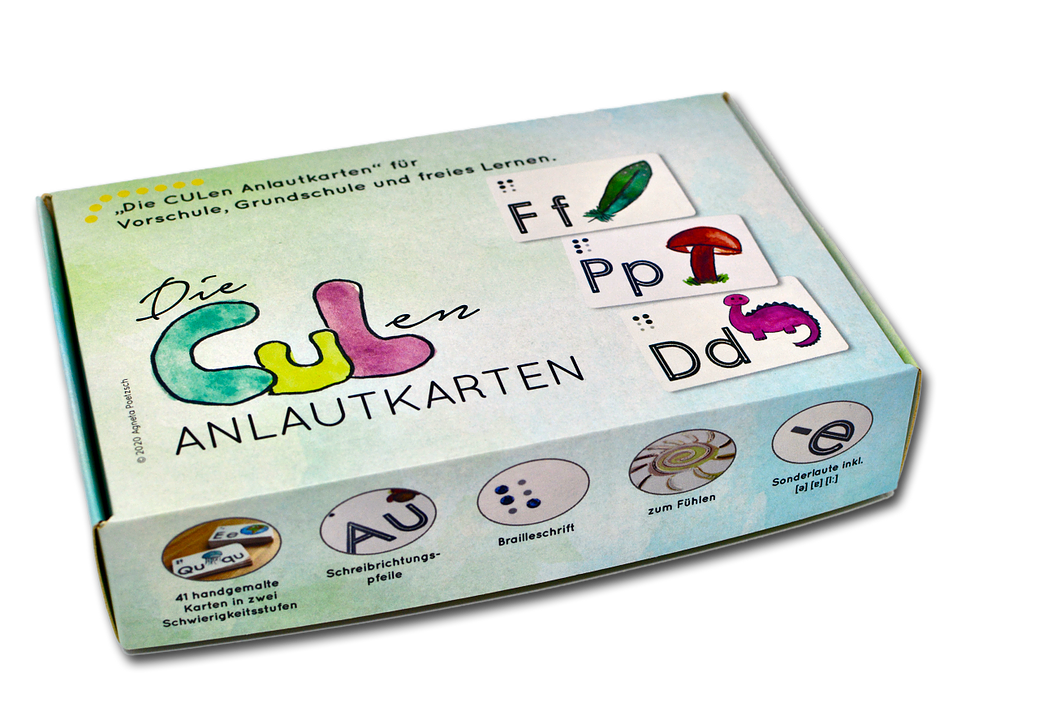 NEU!!! Anlautkarten zum Sehen, Fühlen und Begreifen mit Brailleschrift