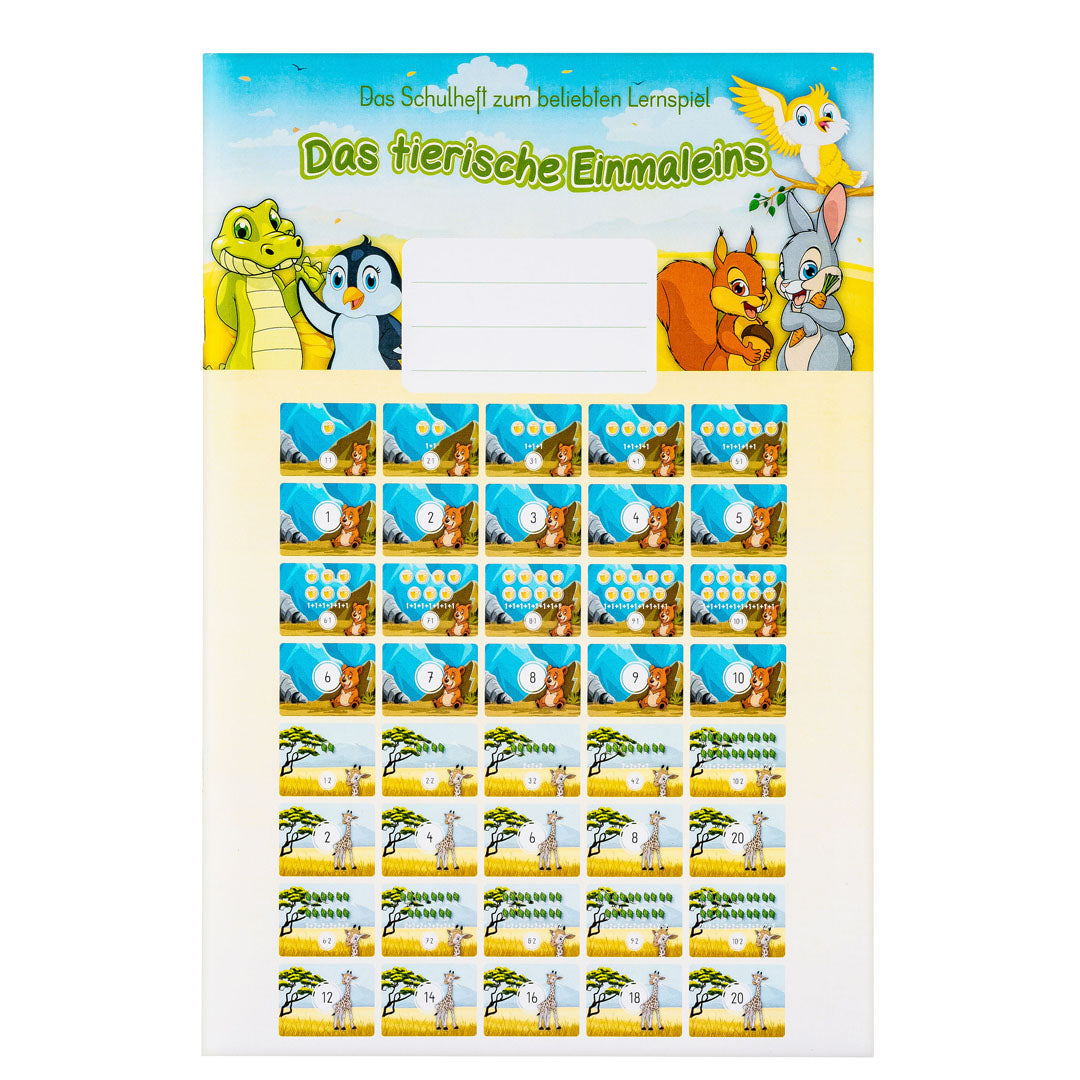 Neues Schulheft „Das tierische Einmaleins“ macht Multiplikation für Kinder spielend leicht