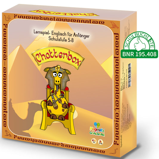 Englisch spielerisch lernen: Chatterbox Lernspiel für Kinder