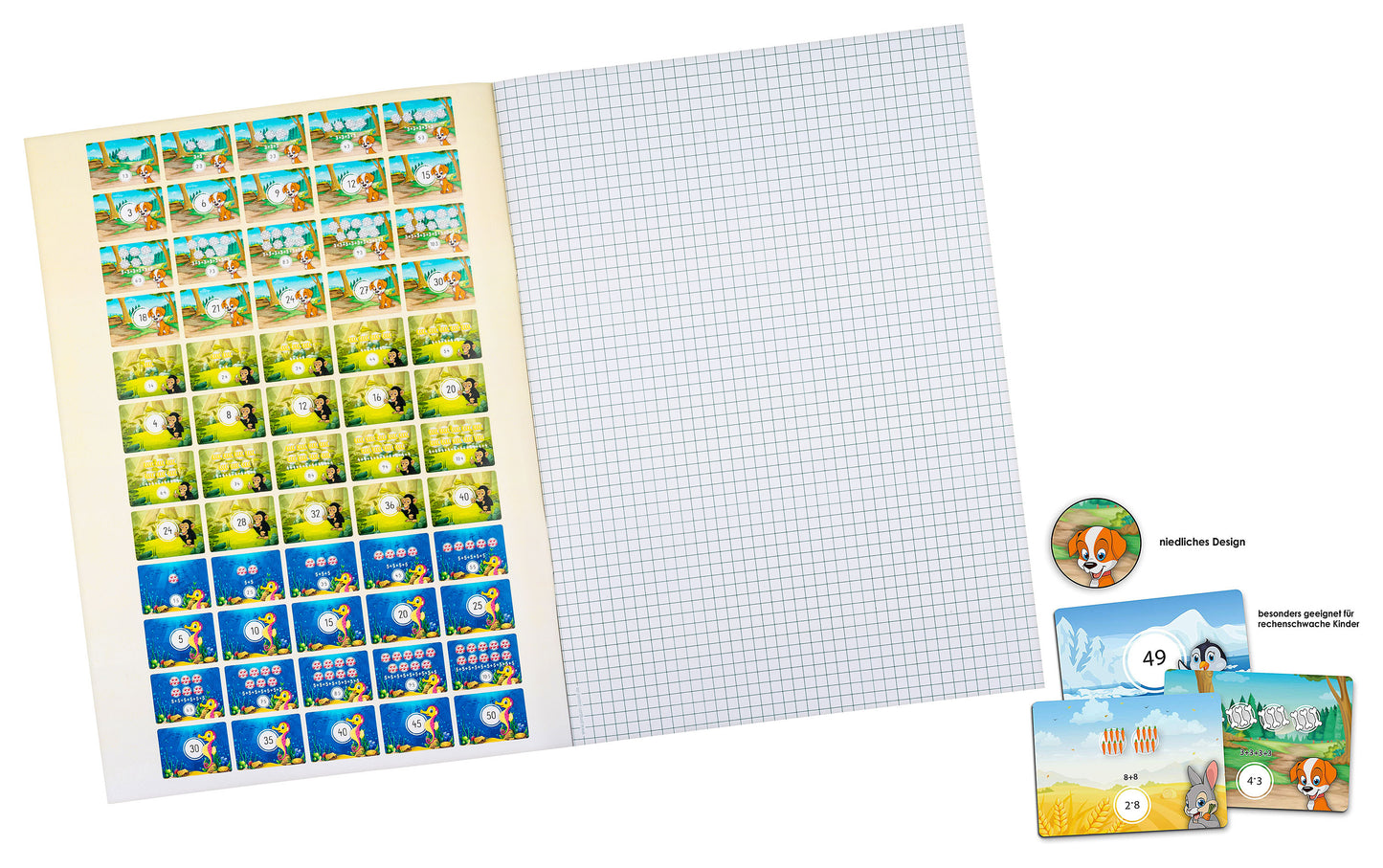 NEU!!! Das tierische Einmaleins Schulheft- Das Heft zum beliebten Lernspiel NEU!!