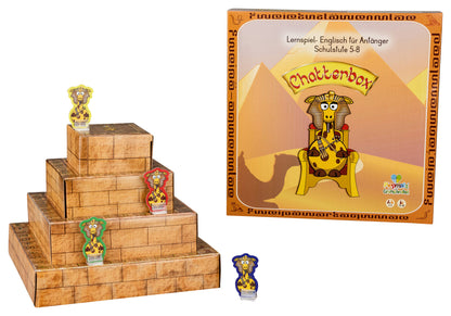 Chatterbox - Englisch Lernspiel für Kinder, Schüler und Erwachsene - piepmatzundgrünschnabel