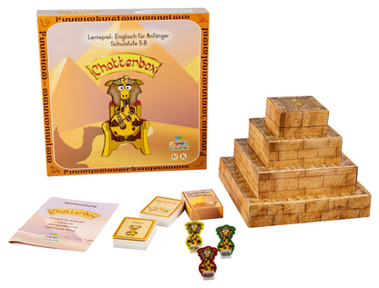 Chatterbox - Englisch Lernspiel für Kinder, Schüler und Erwachsene - piepmatzundgrünschnabel