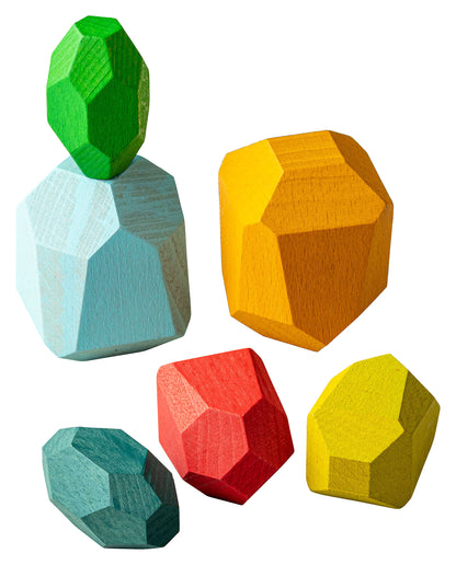 Montessori Stapelbausteine - piepmatzundgrünschnabel