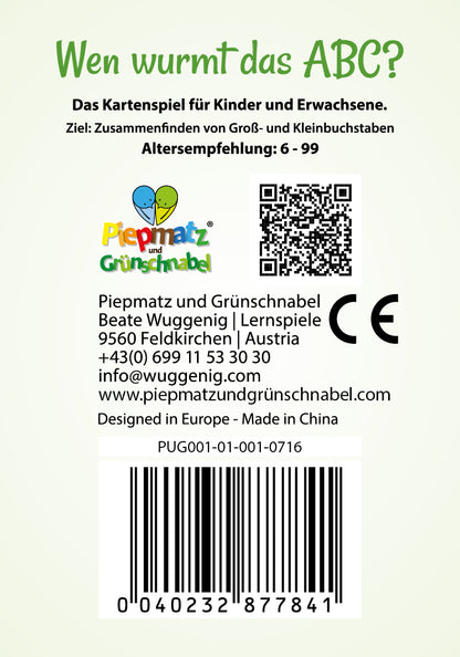 ABC lernen- Wen wurmt das ABC? - piepmatzundgrünschnabel