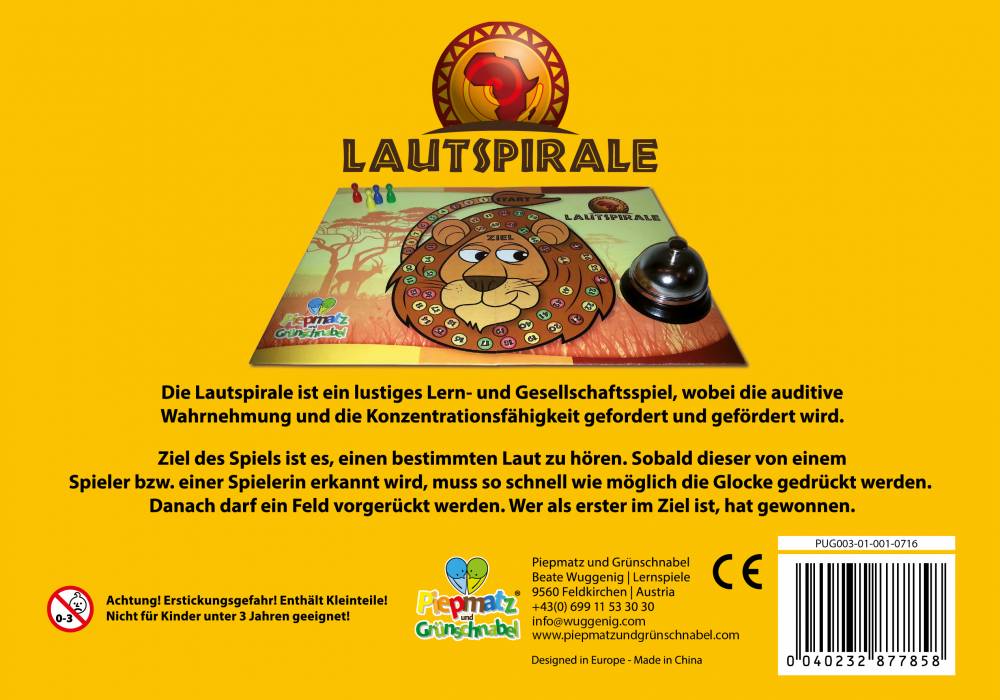 Lautschulung- Lautspirale- höre und erkenne die Laute und die Silben! - piepmatzundgrünschnabel