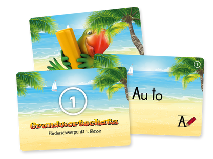 Worterarbeitung - Ganzheitliches Lernen- Spiel mit Sinn(en) -Basisspiel - piepmatzundgrünschnabel